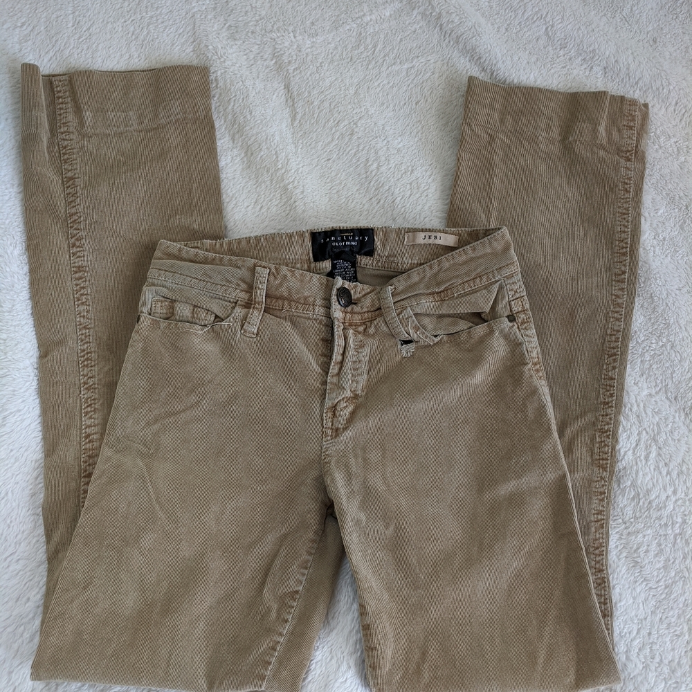JERI corduroy sanctuary Los Angeles jeans Sz24